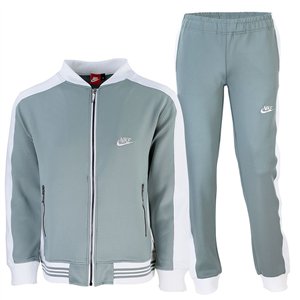 Nike Men's Cotton Zip Hoodie & Pants Set Gray