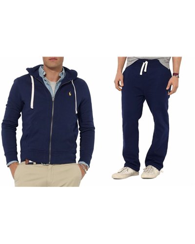 Polo Ralph Lauren® Men's Classic Fleece  Drawstring Pants & Jacket