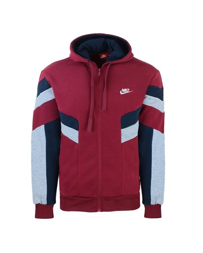 Nike Sportswear Club Fleece Zip  Hoodie & Pants Set Red