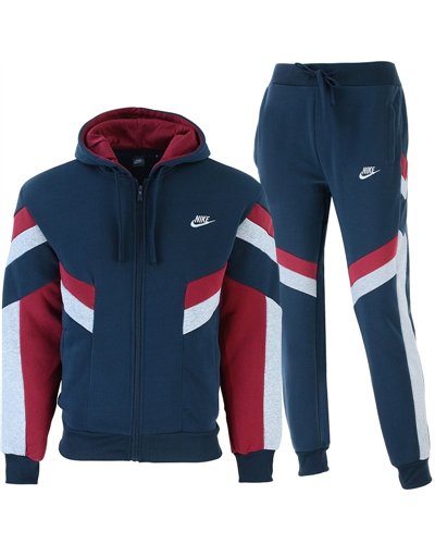 Nike Sportswear Club Fleece Zip  Hoodie & Pants Set Navy