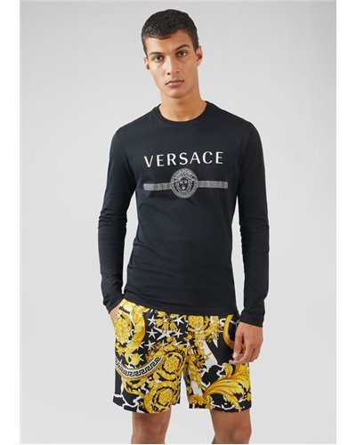 Versace Men's Sustainable Logo T-Shirt