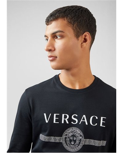 Versace Men's Sustainable Logo T-Shirt