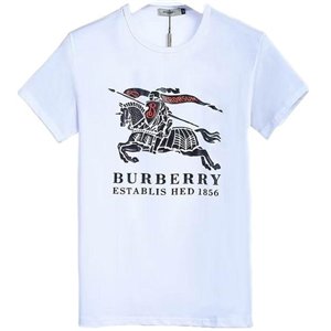 Burberry Men's Cruise Abtot White Cotton T-shirt