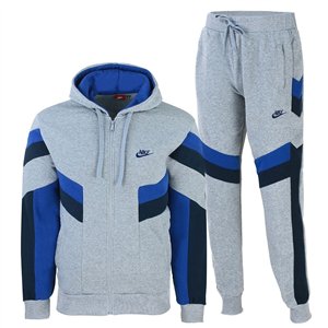 Nike Sportswear Club Fleece Zip  Hoodie & Pants Set Gray