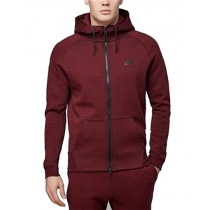 Nike Sportswear Club Fleece Men's Full Zip Hoodie & Pants Set Burgundy