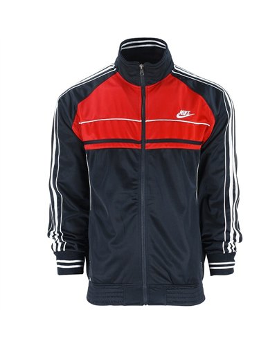 Nike Sportswear Full-Zip Hoodie & Pants Set Black/Red