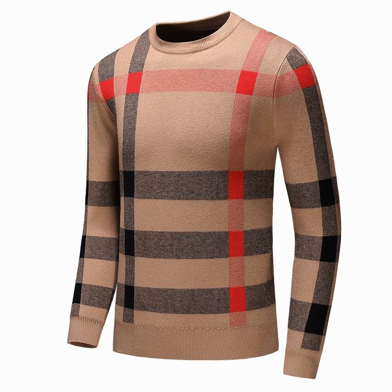 Burberry Men's Signature Check Crew Neck Sweater