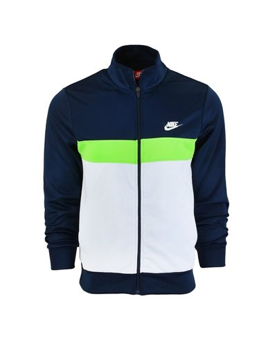 Nike Polyknit Colorblock Tracksuit Set Navy