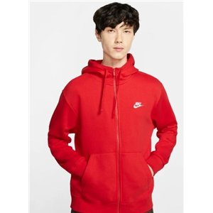 Nike Sportswear Club Fleece Men's Full Zip Hoodie & Pants Set Red