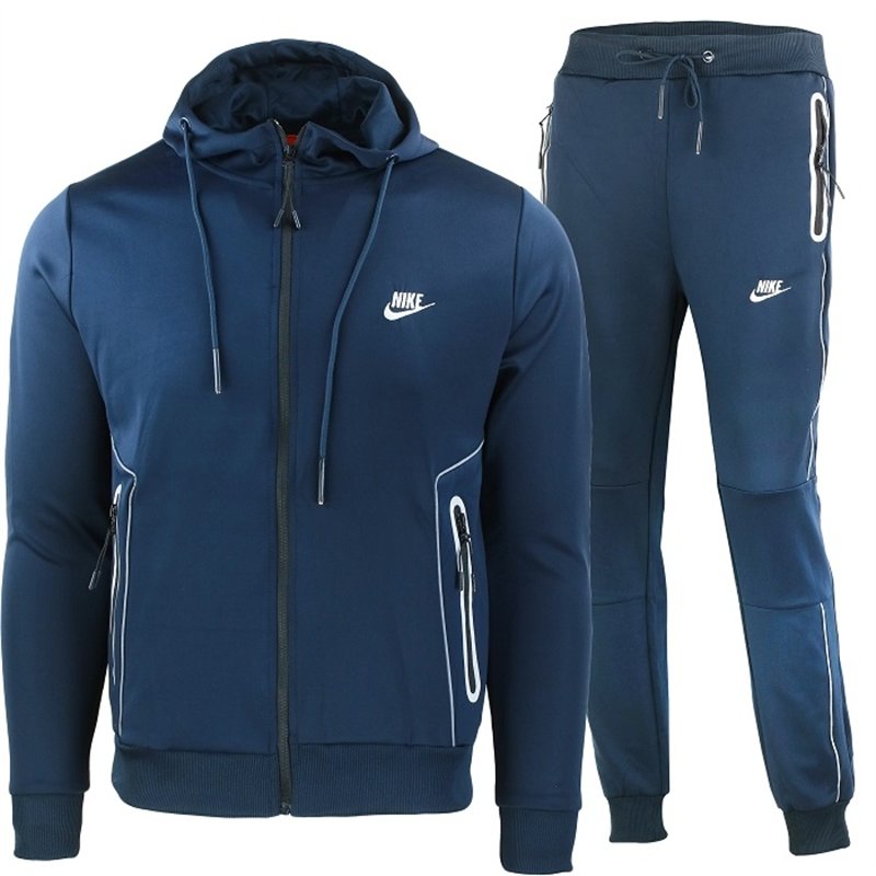 Nike Sportswear Scuba Fleece Jacket & Pants Set 2 Pc Set Navy
