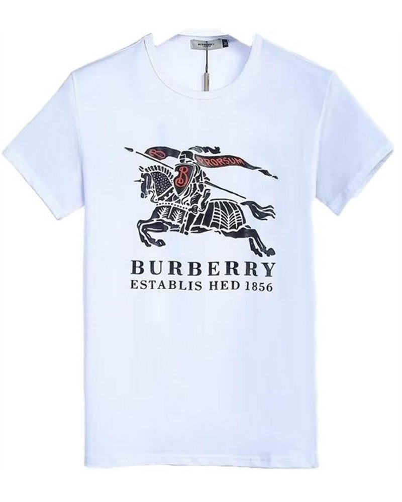 Burberry Men's Cruise Abtot White Cotton T-shirt