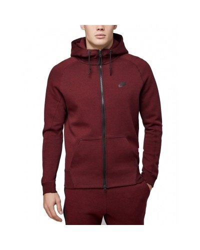 Nike Sportswear Club Fleece Men's Full Zip Hoodie & Pants Set Burgundy