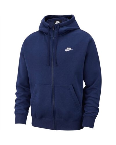 Nike Sportswear Club Fleece Men's Full Zip Hoodie & Pants Set Royal Blue