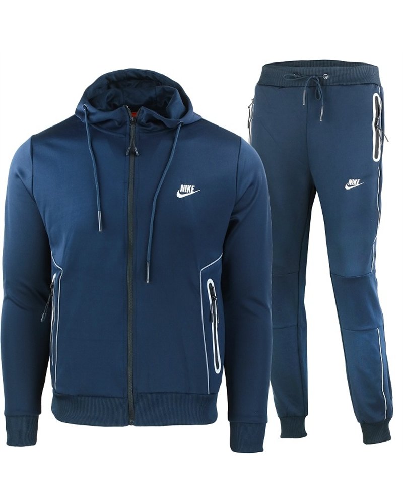Nike Sportswear Scuba Fleece Jacket & Pants Set 2 Pc Set Navy