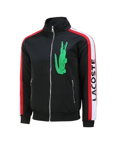 Lacoste Men's Sport Color-Blocked Track Suit Black