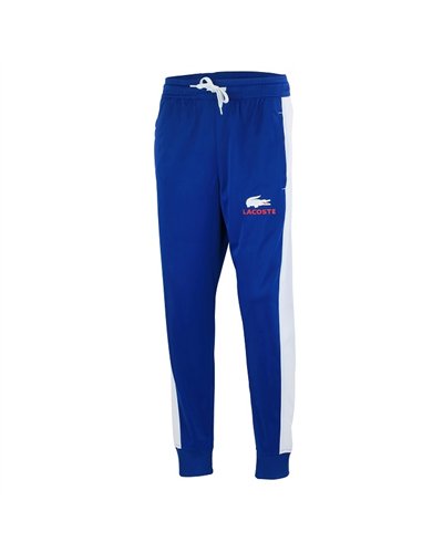 Lacoste Men's Sport Color-Blocked Track Suit Royal/White