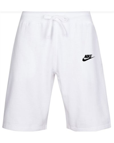 Nike Men's Club Fleece  Shorts White