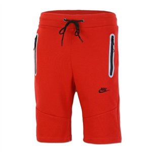 Nike Men's Short-Sleeve Full Zip Hoodie & Short Set Red