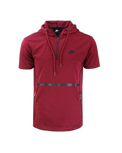 Nike Men's Sportswear Tech Men's Short-Sleeve Full Zip Hoodie & Short Set