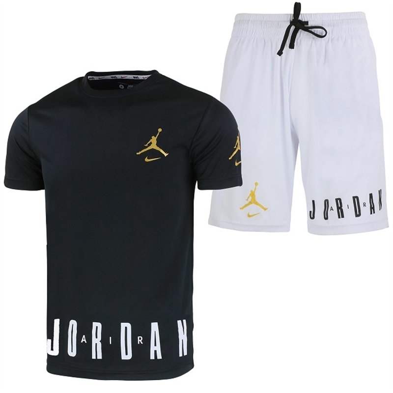 Nike Jordan Men's Sport Dri-Fit Shorts & T Shirt 2 Pc Set