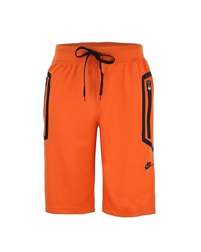 Nike Men's Short-Sleeve Full Zip Hoodie & Short Set Orange