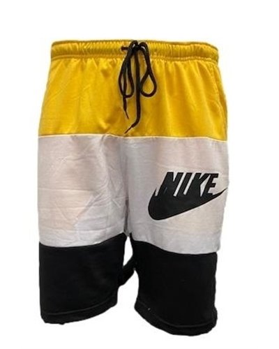 Nike Men's Crewneck Top & Short Set Yellow