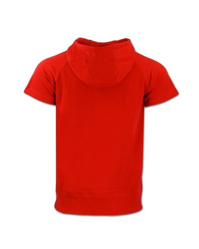 Nike Men's Short-Sleeve Full Zip Hoodie & Short Set Red