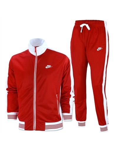 Nike Men's Sportswear Tracksuit Red /White