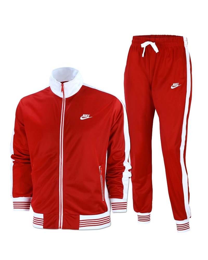 Nike Men's Sportswear Tracksuit Red /White