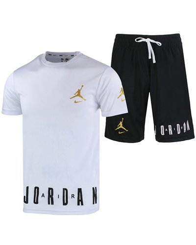 Nike  Jordan Men's Sport Dri-Fit Shorts & T Shirt 2 Pc Set