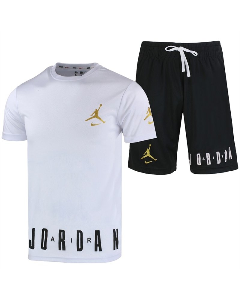 Nike  Jordan Men's Sport Dri-Fit Shorts & T Shirt 2 Pc Set