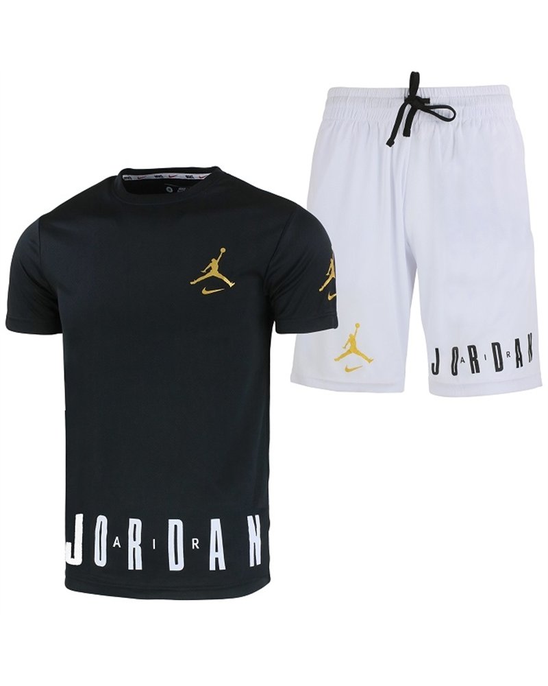 Nike Jordan Men's Sport Dri-Fit Shorts & T Shirt 2 Pc Set