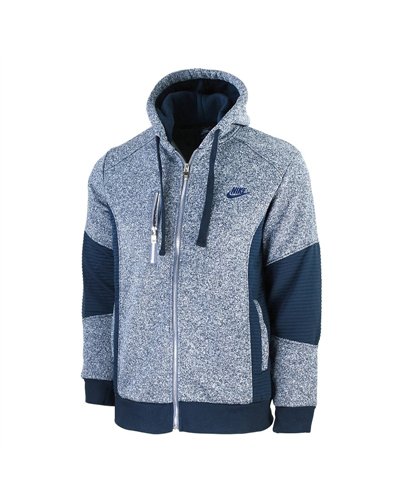 Nike Sportswear Club Fleece Tweed Zip  Hoodie & Pants Set Navy