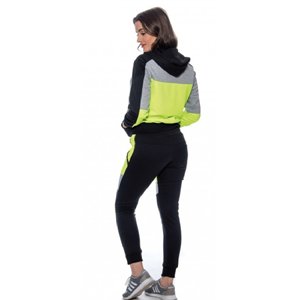 Nike Womens Essential Colorblock Full-Zip Fleece Hoodie & Pants Set