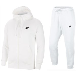 Nike Sportswear Club Fleece Men's Full Zip Hoodie & Pants Set Red