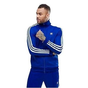 Adidas 3-Stripe Tricoat Track Set Jacket & Pants Royal