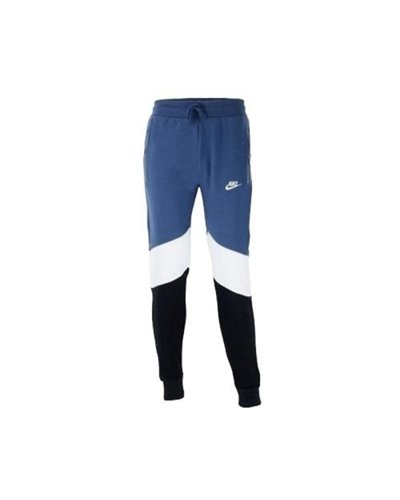 Nike Sportswear Colorblock Full-Zip Hoodie & Pants Set Navy