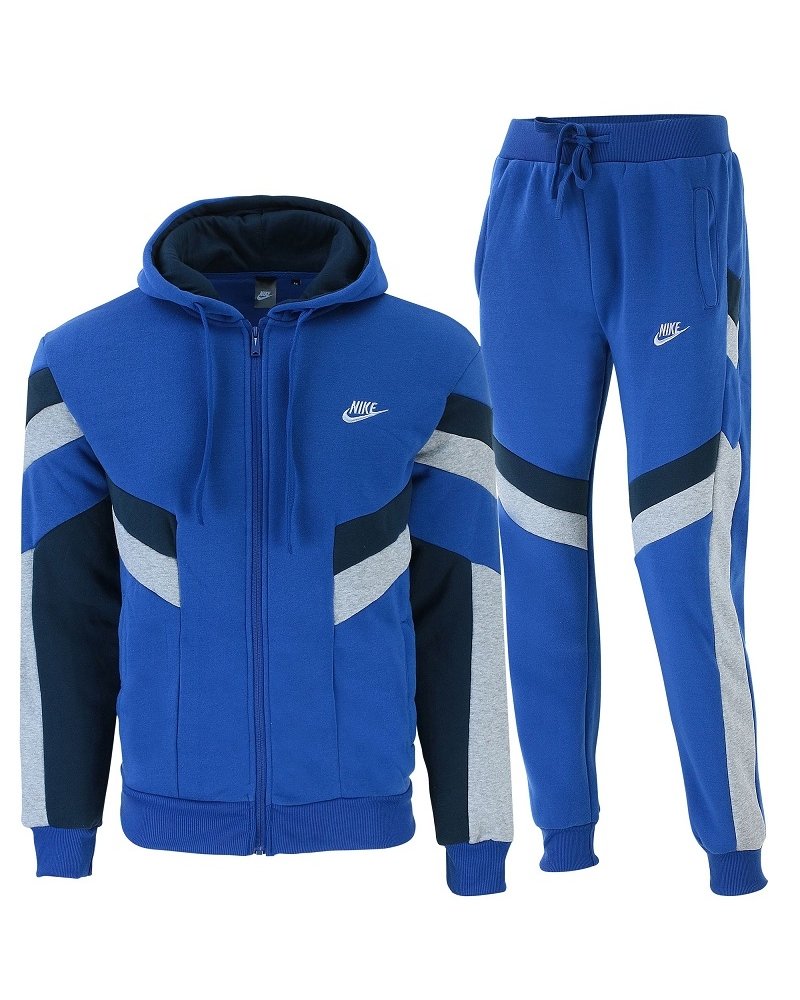 Nike Sportswear Club Fleece Zip  Hoodie & Pants Set Royal