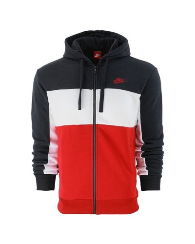 Nike Sportswear Color Block Fleece Zip  Hoodie & Pants Set