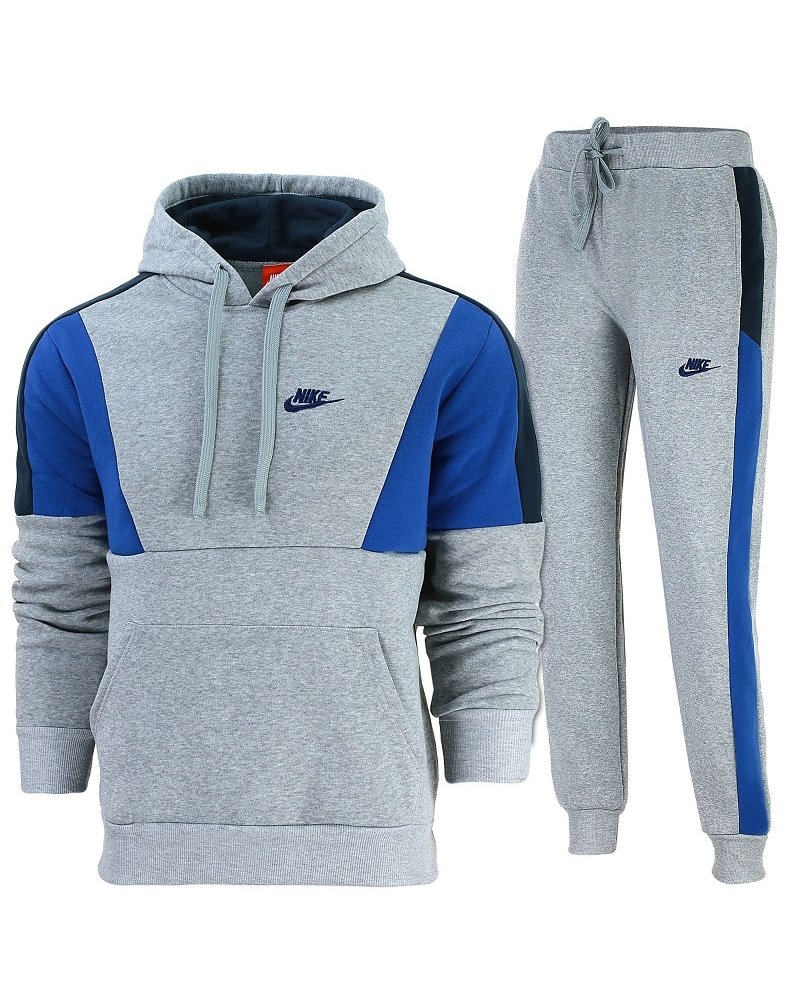 Nike Men's Colorblock Pullover Hoodie & Pants Set