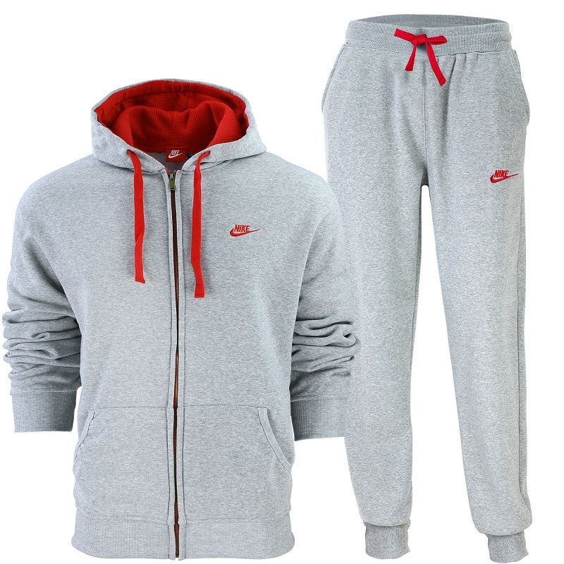 Nike Sportswear Club Fleece Zip Hoodie & Pants Set Black