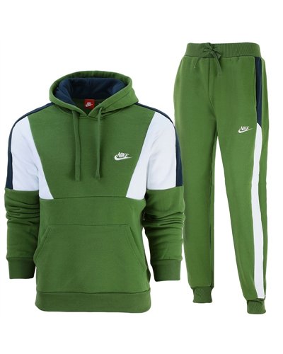 Nike Men's Colorblock Pullover Hoodie & Pants Set