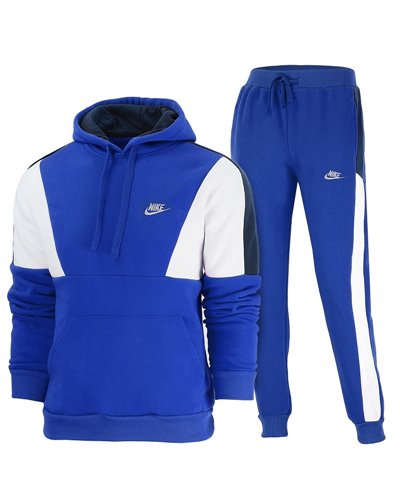Nike Men's Colorblock Pullover Hoodie & Pants Set
