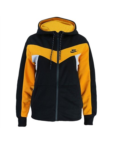 Nike Womens Essential Colorblock Full-Zip Fleece Hoodie & Pants Set
