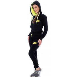 Nike Womens Essential Full-Zip Fleece Hoodie & Pants Set