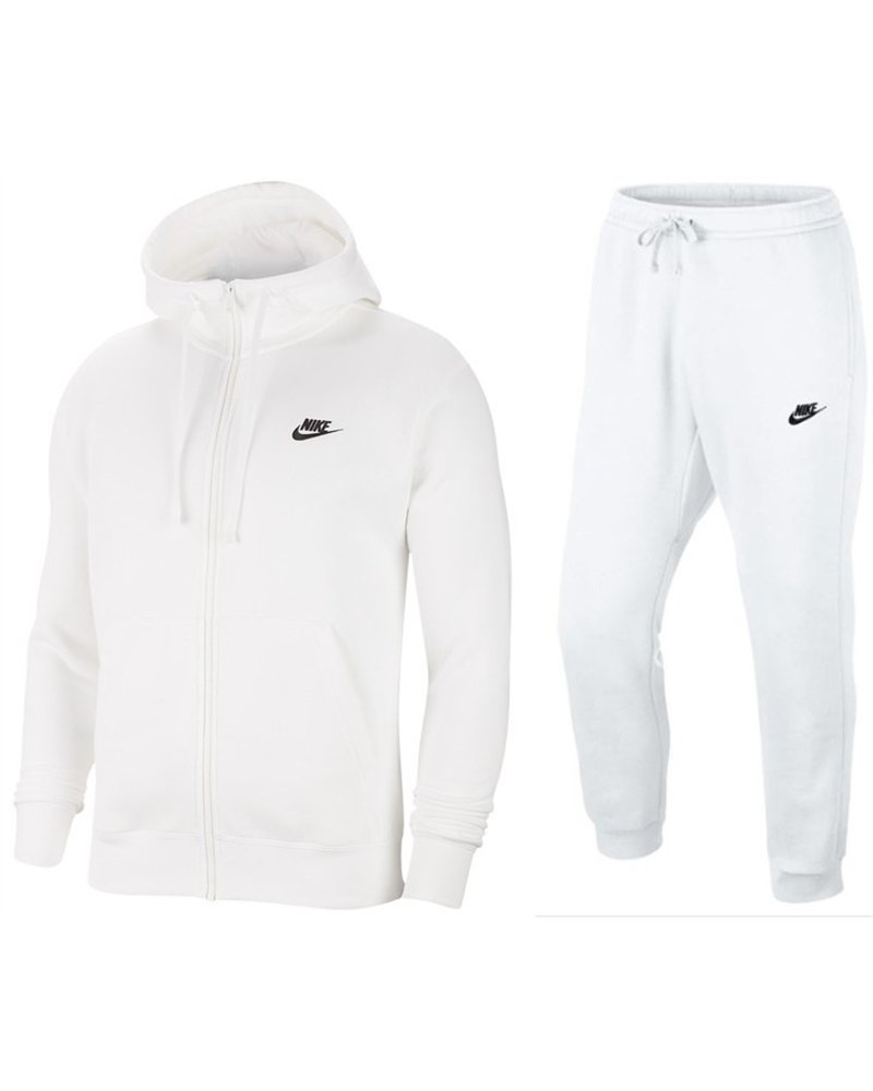 Nike Sportswear Club Fleece Men's Full Zip Hoodie & Pants Set Red