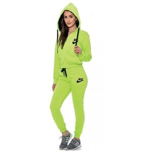 Nike Womens Essential Full-Zip Fleece Hoodie & Pants Set
