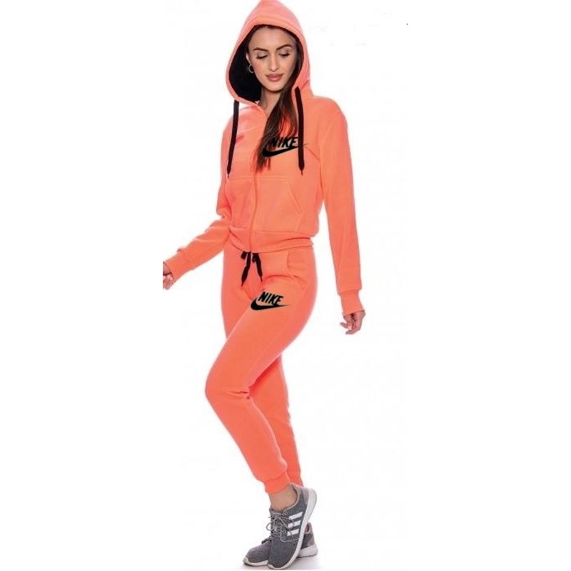 Nike Womens Essential Full-Zip Fleece Hoodie & Pants Set