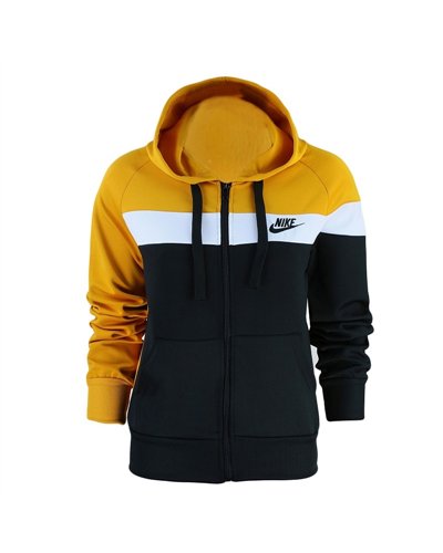 Nike Womens Essential Tech Color Block  Full-Zip Fleece Hoodie & Pants Set