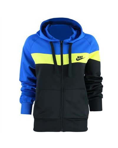 Nike Womens Essential Tech Color Block  Full-Zip Fleece Hoodie & Pants Set